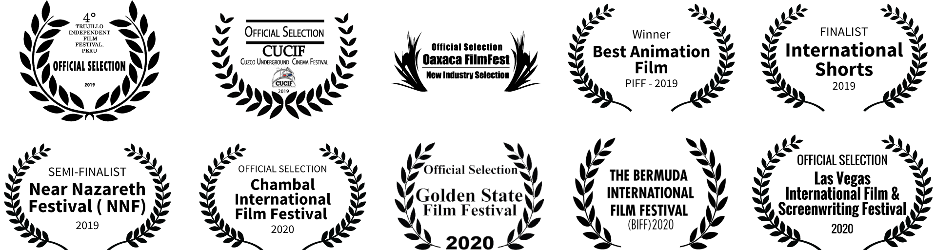 Siggy Brat - film festival laurels 2019/2020 Siggy Brat - film festival laurels 2019/2020